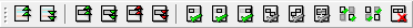Text document comparison/merging toolbar